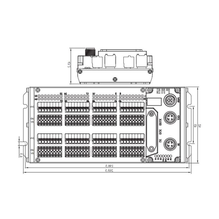 CC-Link protocol、IP20、64DI/DO adaptive configuration、PNP、Terminal type、Remote module、009D73